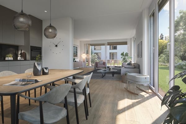 grosszügige Neubau 1.5-Zimmer Eigentumswohnungen im SG/EG 1