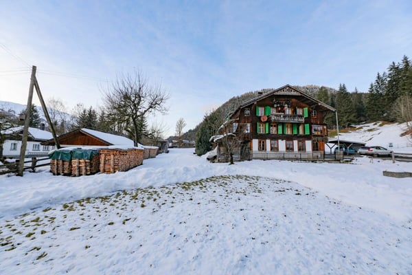 2- Familienwohnhaus mit Werkstatt und Baulandparzelle 6