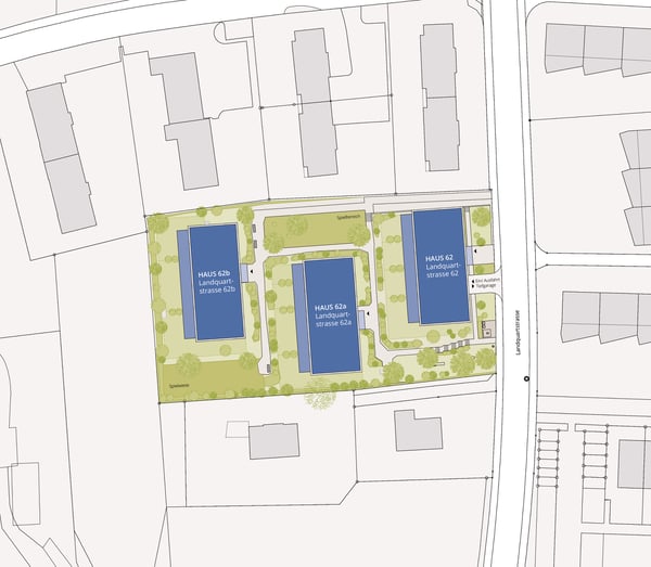 Ihr Parkplatz in Seenähe ? Landquartstrasse 62 / 62a / 62b 4