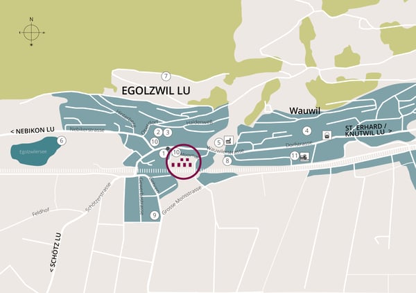 Sichern Sie sich Tiefgarage- und Motorradparkplätze ? zentral in Egolzwil 3