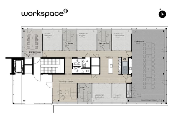Einzelbüro - Die Plug-and-Play-Lösung mit bester Verkehrsanbindung 8