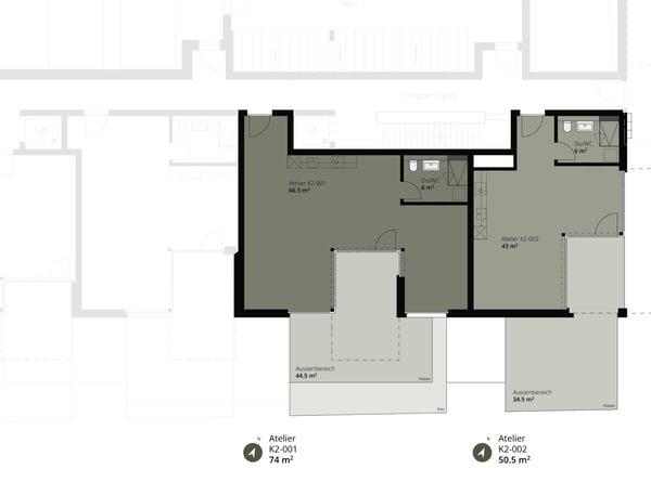 topmodernes Atelier in St. Erhard 