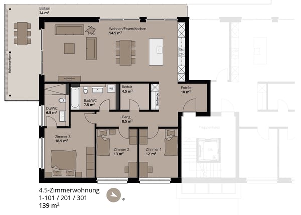 Wohlfühloase in ruhigem Wohnquartier 11