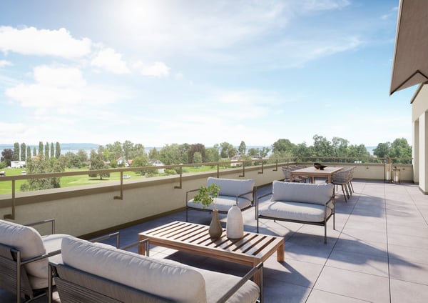 Exklusive Attikawohnung mit grosser Terrasse und traumhaftem Seeblick 3