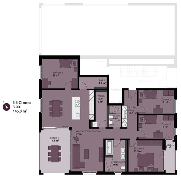 Familienidylle in Widnau - 5.5-Zimmerwohnung mit Gartenfläche 11