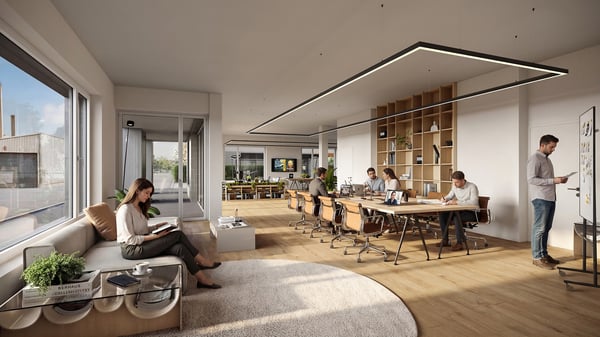 Gewerbefläche mit hoher Sichtbarkeit in dynamischem Neubauquartier 7