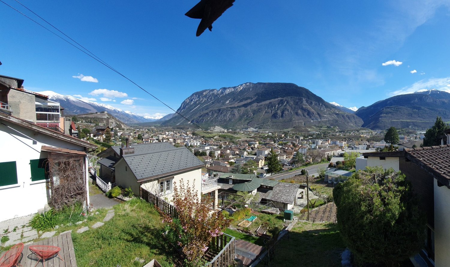 Bild Appartement à Muraz/Sierre rénové avec vue et jardin
