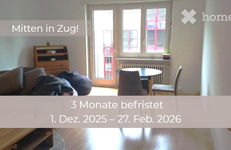 Bild Mitten in Zug, 5.5-Zimmer-Wohnung zur Untermiete (BEFRISTET)