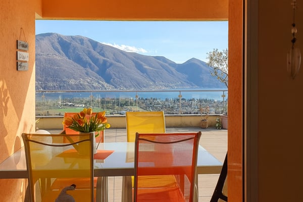 Appartamento di lusso con terrazza panoramica, Locarno Monti 8