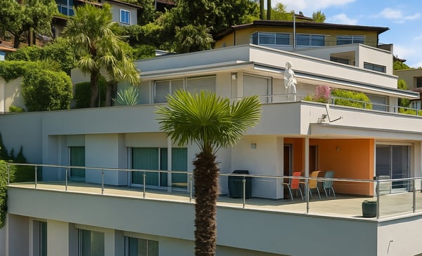 Appartamento di lusso con terrazza panoramica, Locarno Monti 13