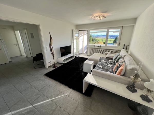 Helle 1.5-Zimmer-Wohnung mit Balkon und schöner Aussicht