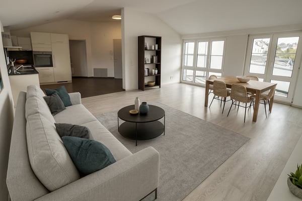 Neuwertige 1.5-Zimmer-Dachwohnung mit Weitblick 1