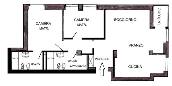LUGANO CASSARATE 1.5 LOCALI IN VENDITA CON 2 POSTEGGI 3