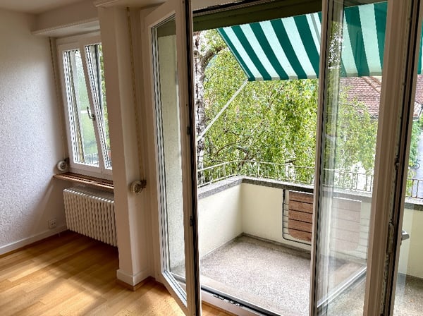 Bern Marzili 1-Zi-Wohnung mit Balkon 3. Stock nächst Aare 1