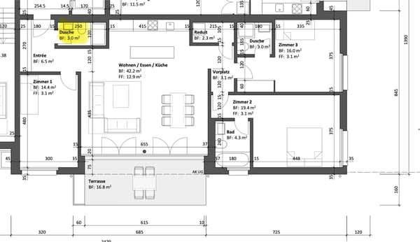 Helle 1.5-Zimmerwohnung in Starrkirch-Wil 2