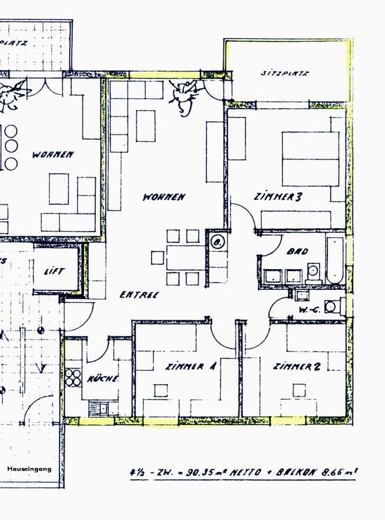 Ruhige 1.5 Zimmer Wohnung im EG, mit Sitzplatz 5