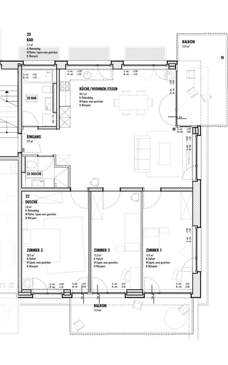 1.5 Zimmer Wohnung in Leibstadt AG 5