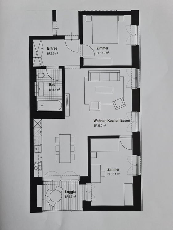 Attraktive 1.5-Zimmer-Wohnung zu vermieten (Bezug 15.02.2026 3