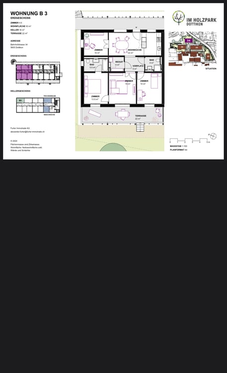 1.5-Zimmerwohnung in Dottikon AG 2
