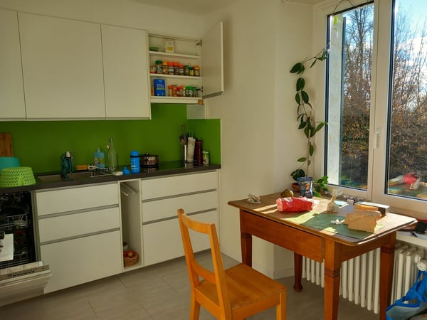 Schöne und sehr helle 1-Zimmerwohnung Parterre mit Garten 4