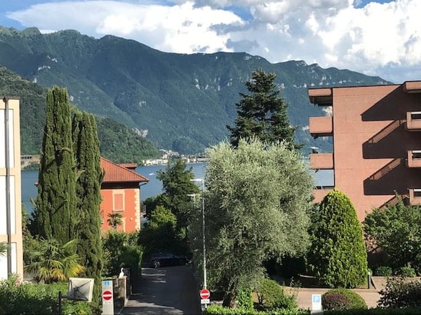 MONOLOCALE a MELIDE con PARZIALE VISTA LAGO 7