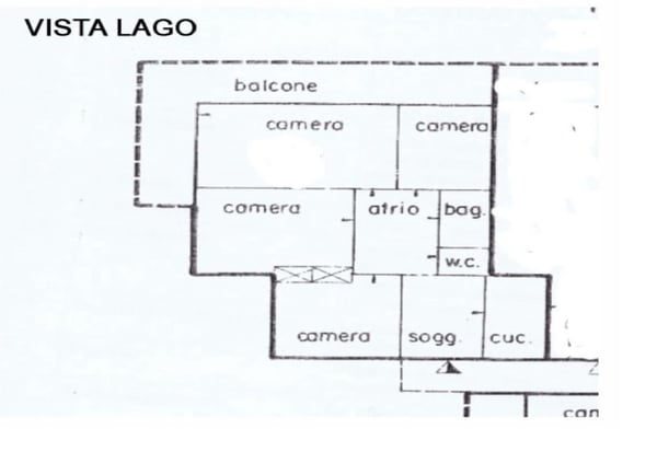 Nuovo Prezzo 1.5 locali a Paradiso con stupenda vista lago 3