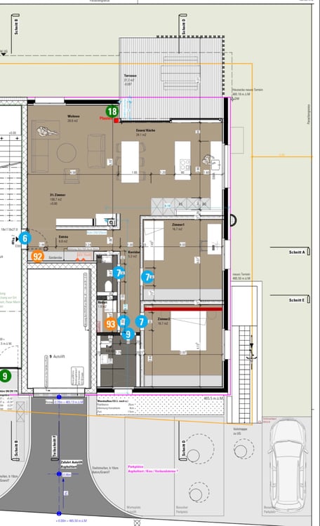 1.5 Zimmer Garten Wohnung inkl. Garage 3