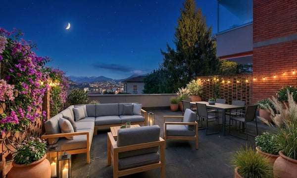 AMPIO 1.5 CON TERRAZZA PANORAMICA DI 60 MQ A LUGANO PARADISO 13