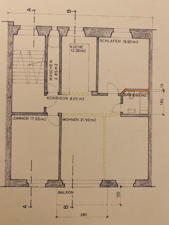 Zu Vermieten große 1 1/2 Zimmer Wohnung 10