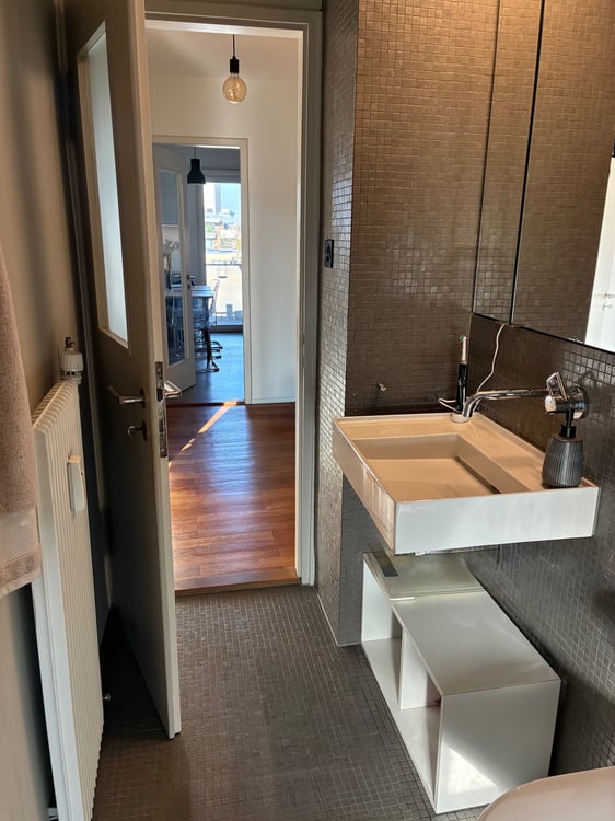 Helle 1-Zimmer-Wohnung mit zwei Balkonen im St. Johann, BS 4