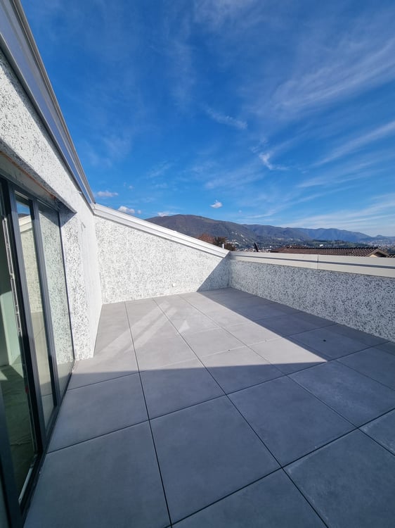 Duplex 1.5 locali a Besazio con grande terrazza panoramica 1