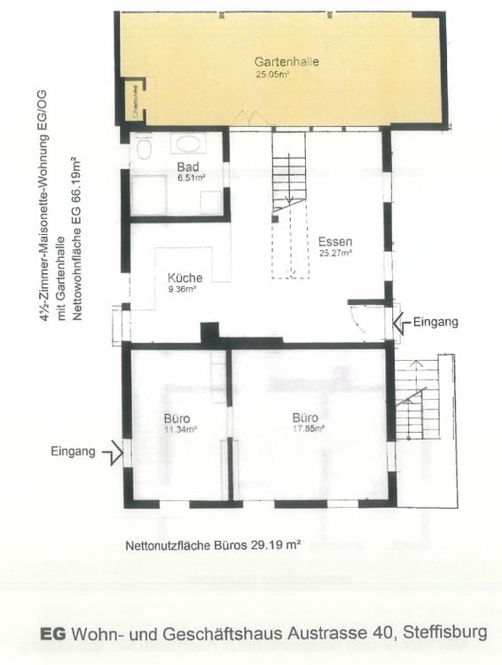 Grosszügige 1.5-Zimmer-Maisonettewohnung mit Garten 2