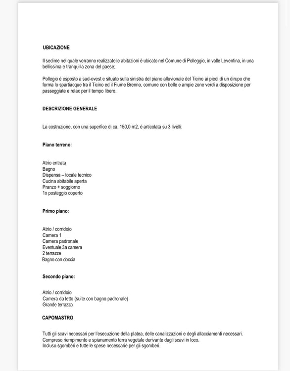 CASA UNIFAMILIARE A POLLEGIO ID 21497 3