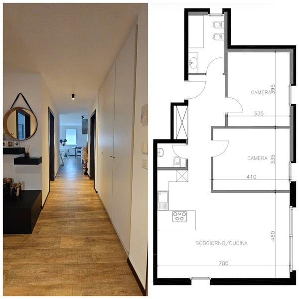 Bellissimo apt. 1.5, PT rialzato a Giubiasco 1