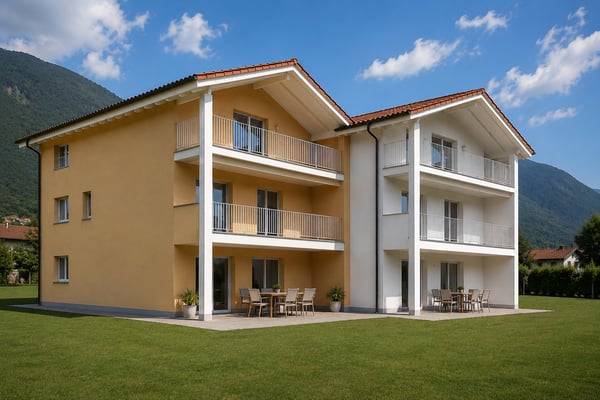 LOSONE CASA UNIFAMILIARE CON GIARDINO, CAMINO E 4 POSTEGGI 1