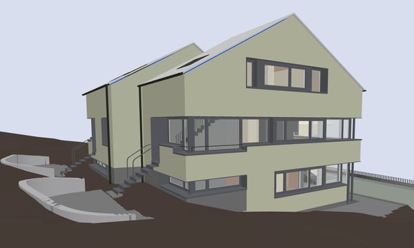 Neubau von 3 Eigentumswohnungen am Gwattstutz 32A in Gwatt 5