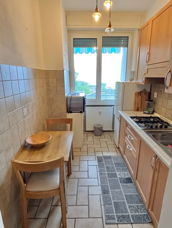 Campione: monolocale arredato cucina separata 5