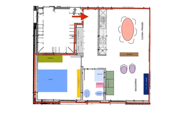 Affittasi appartamento 2 locali - 75 mq 5