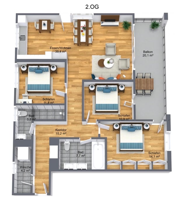Wohnung 4.5 zimmer 5