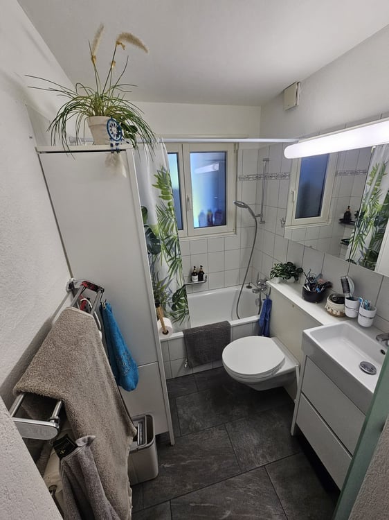 Schöne helle Wohnung im obersten Stock mit Abendsonne 2