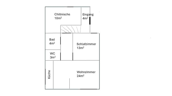 gemütliche, aussergewöhnliche 2-Zimmer-Wohnung zu vermieten 2