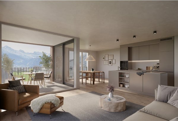4.5-Zimmer-Neubauwohnung mit grossem Balkon in Seedorf UR 4