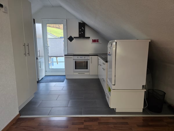 1-Zimmer-Dachstudio mit Jurablick und Sitzplatz in Reiden 2