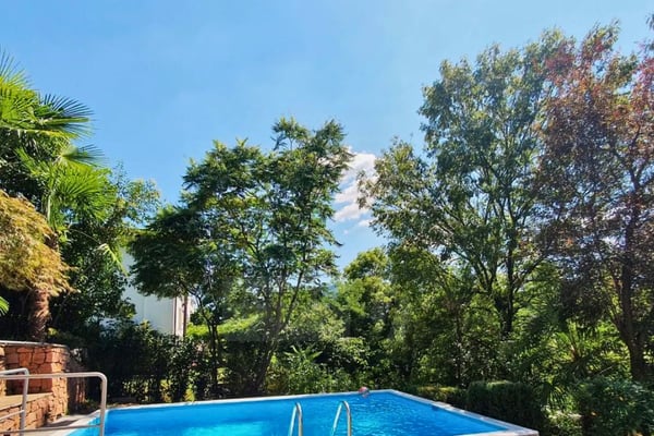 2 locali con Giardino e Piscina nel verde a Purasca/Caslano 1