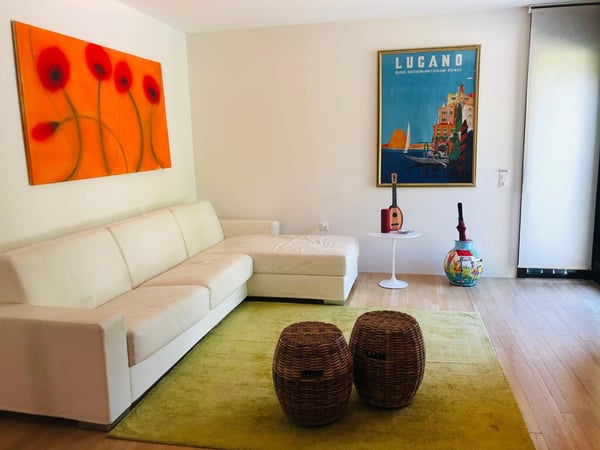 Duplex con giardino a Gentilino 3