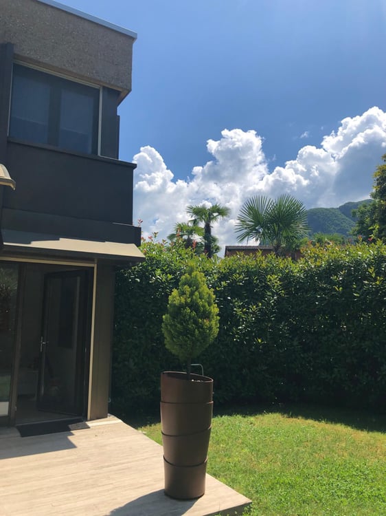 Duplex con giardino a Gentilino 4
