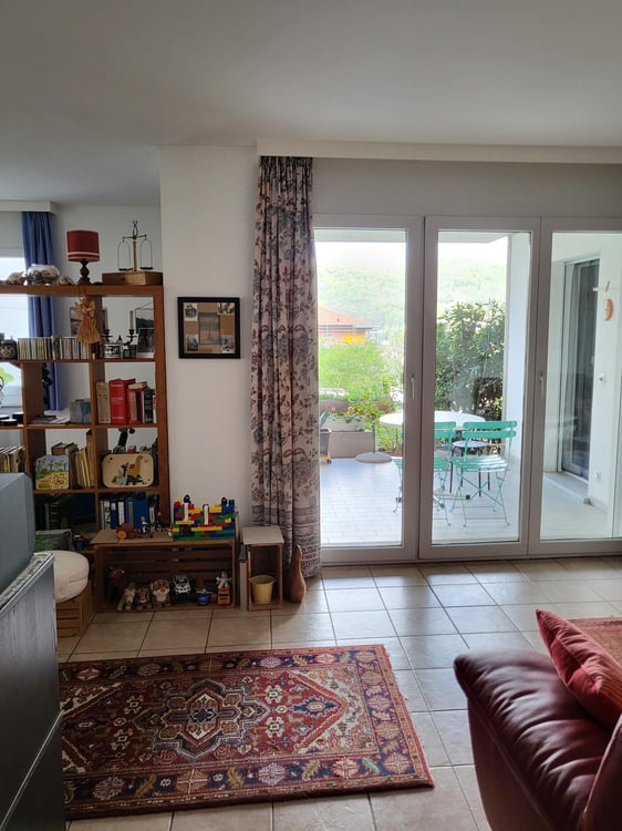 Grande 3,5 a Cadro da luglio/agosto vista aperta e giardino 2
