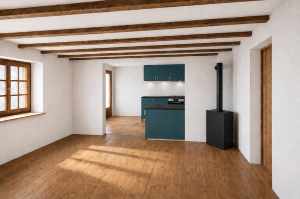 Charmante 3.5-Zimmer-Altbauwohnung mit Balkon in Altbüron 2