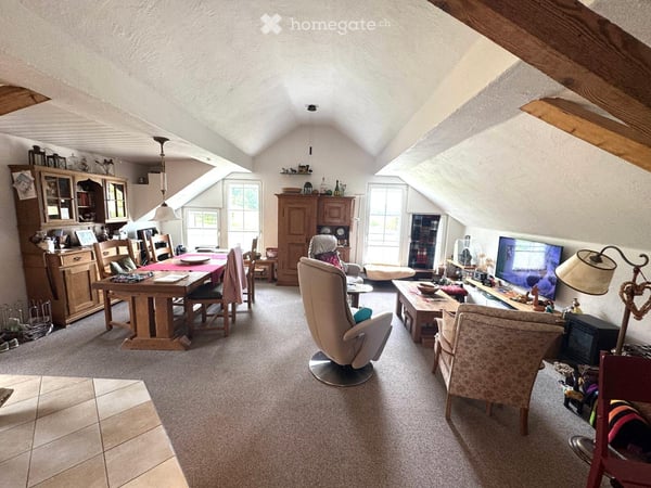 Helle 3 -Zimmer-Dachwohnung mit Loft-Charakter und Weitblick 2