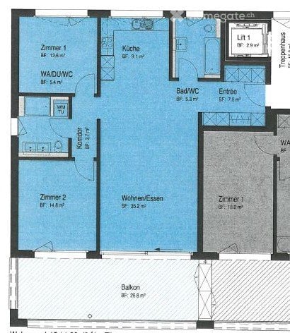 Helle 3½-Zimmer-Wohnung ab 01.08.2026 2